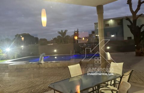 Arrenda-se vivenda T3 com piscina na Matola Rio