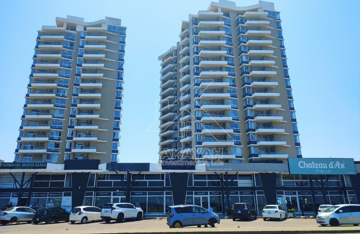Apartamento T3 Mobilado para arrendar no Condomínio Maputo Beach Front