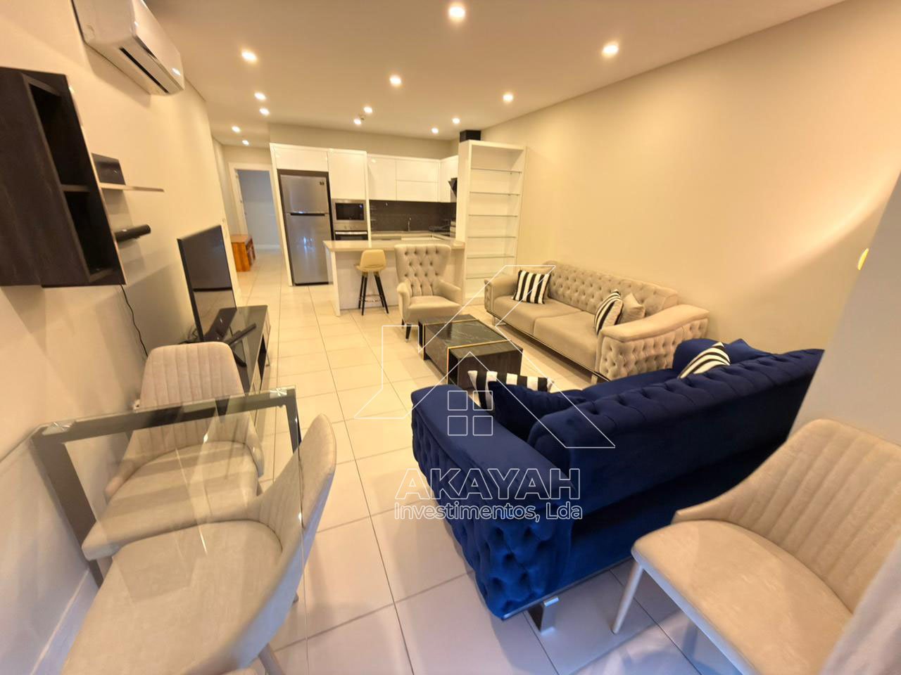 Apartamento T2 mobilado no para arrendar condominio Toprak