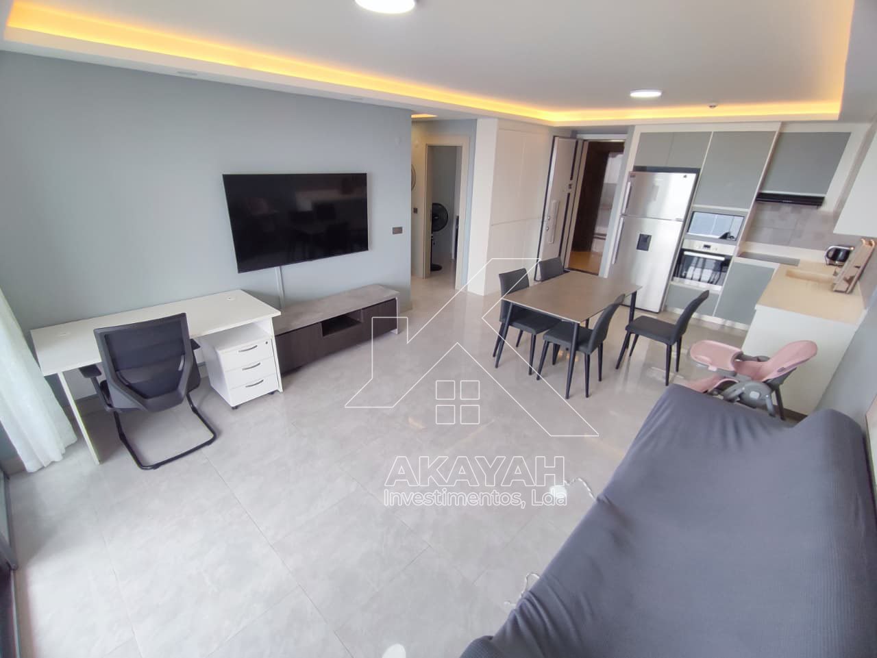 Apartamento T2 mobilado com vista ao mar no Condomínio Park Moza