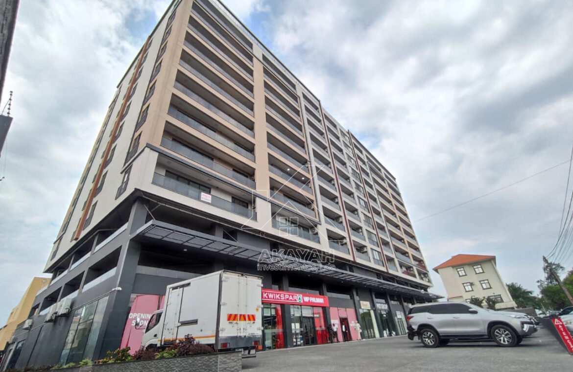 Parte frontal do edificio do Condominio Aura